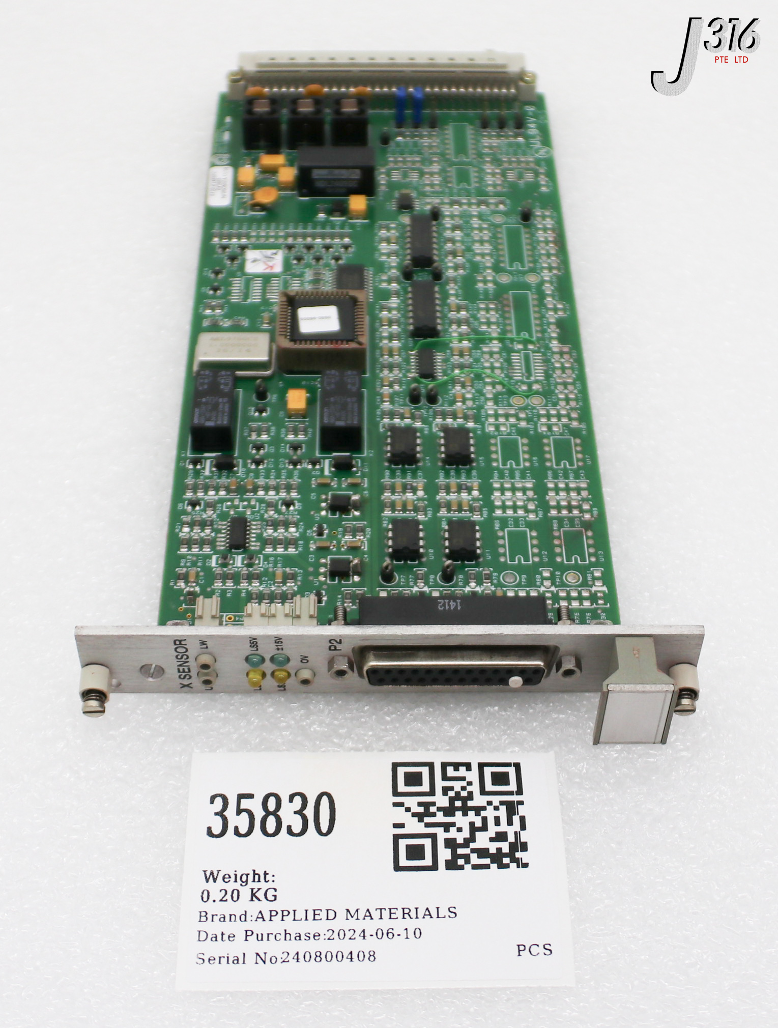 35830 APPLIED MATERIALS PCB, X SENSOR 0100-01485 | eBay